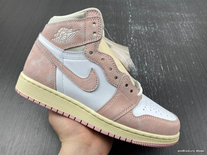 Cheap (Women's) OG Washed Retro High 1 FD2596-600 Jordan Air Pink 0727